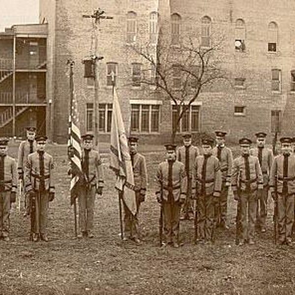 Early Photo of Students at TMI- Unknown Date